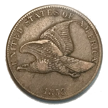 1858 Large Letters DDO S-6 Flying Eagle