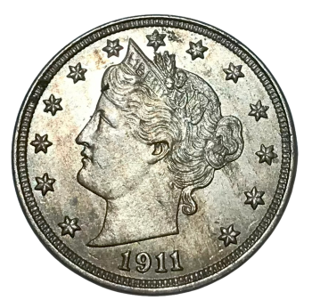1911 Liberty Head V Nickel